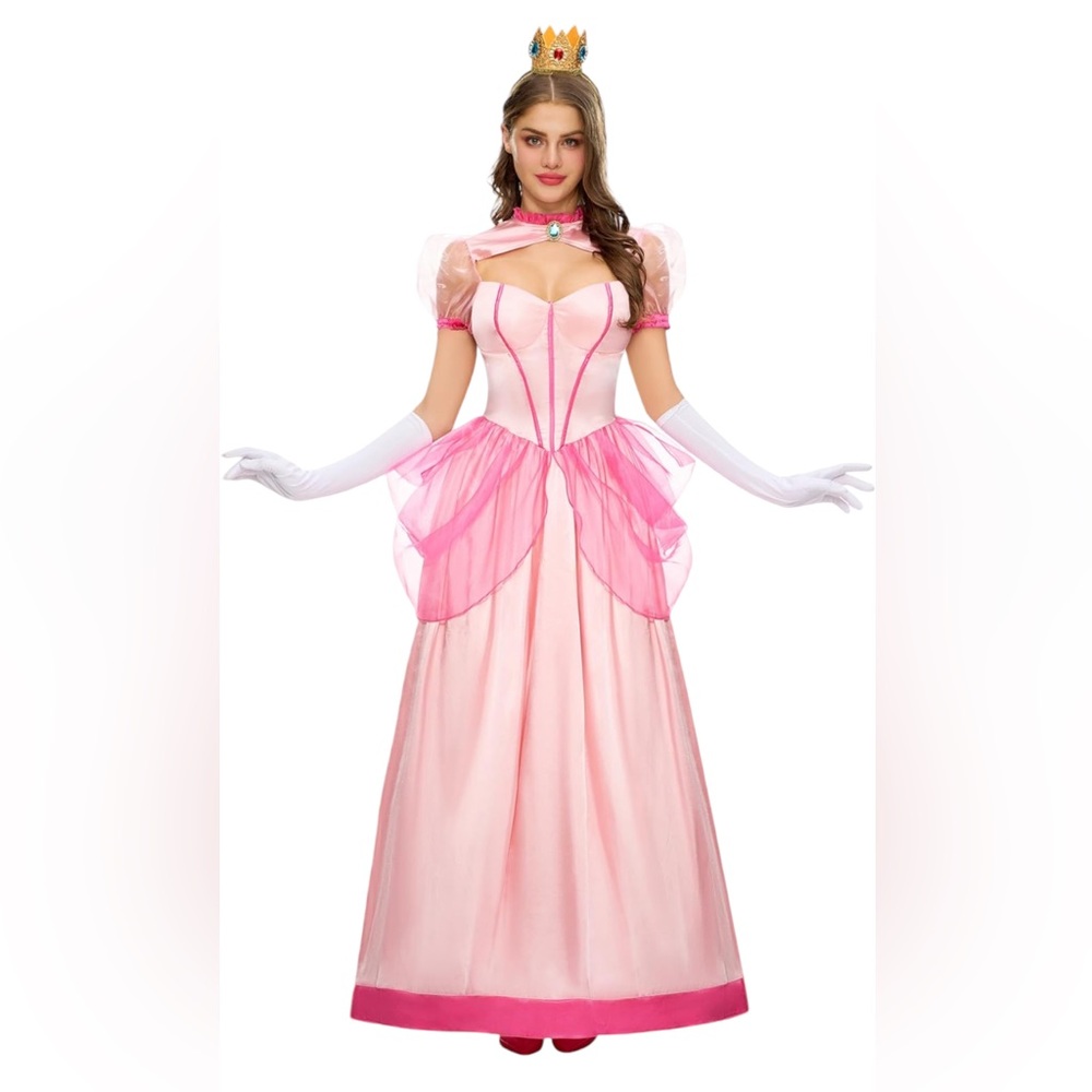 Elegant Pink Princess Costume